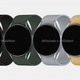A render of the four purported new Galaxy Watch 4 smartwatches coming through the pipeline in black, green, silver, and gold
